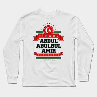 Team Abdul Long Sleeve T-Shirt